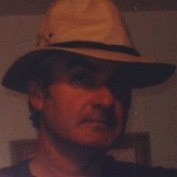 David Lyons with hat